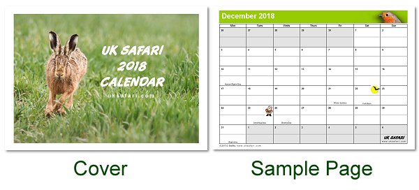 UK Safari Calendar